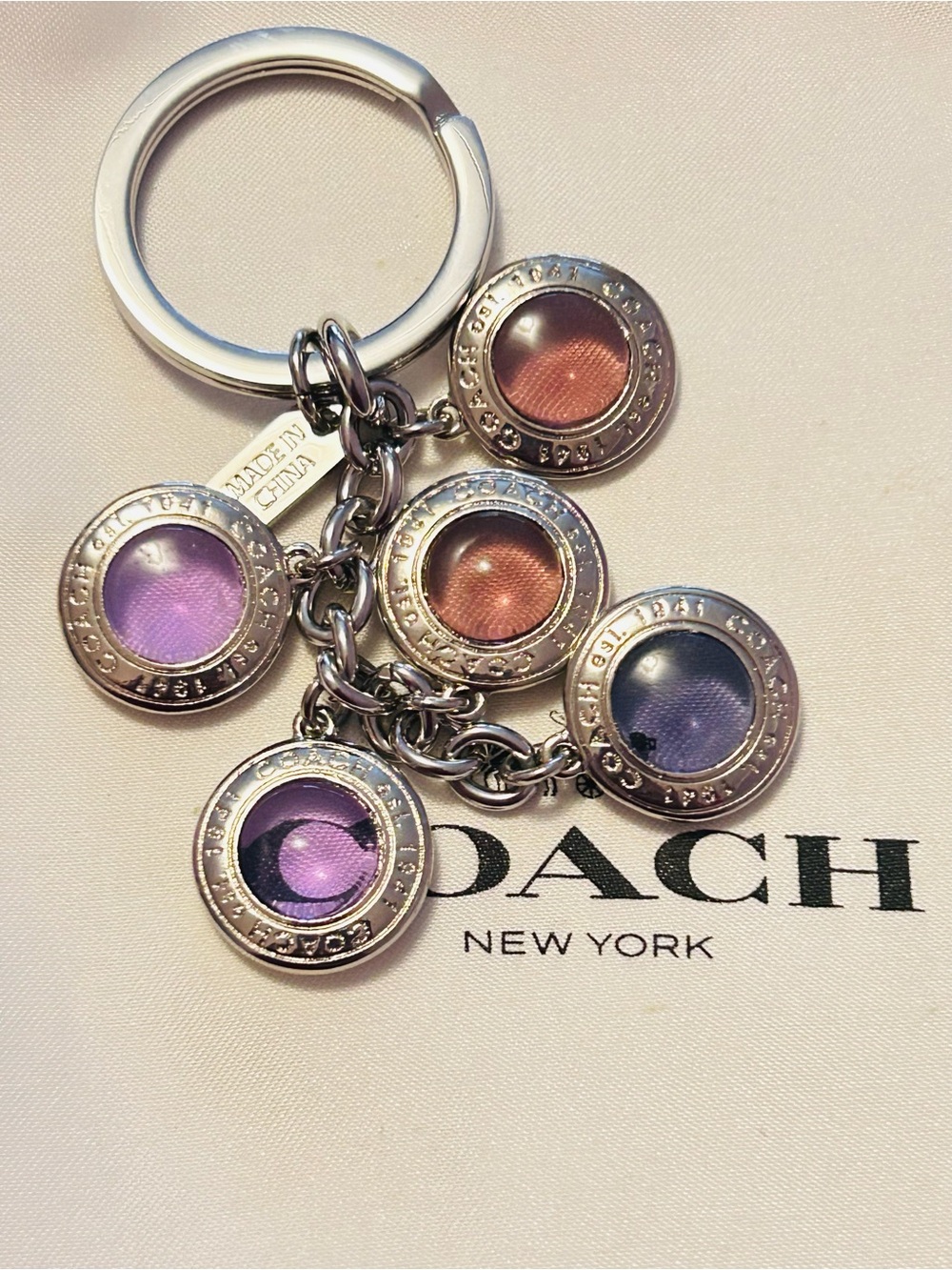 RARE Coach 1941 Y2K Charm Bag Charm/ Keychain - Picture 6 of 9